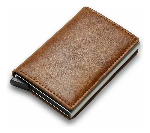 Billetera Porta Tarjetas Con Proteccion Rfid Anti Robo-0