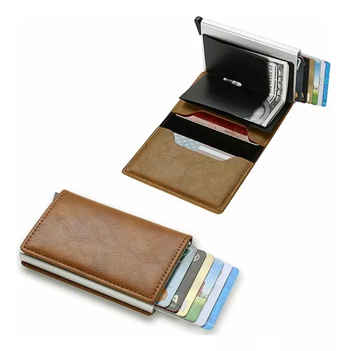 Billetera Porta Tarjetas Con Proteccion Rfid Anti Robo-3