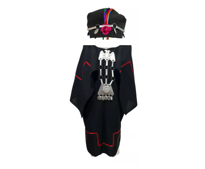 Disfraz Traje Tipico Mapuche Niña Talla 2-1