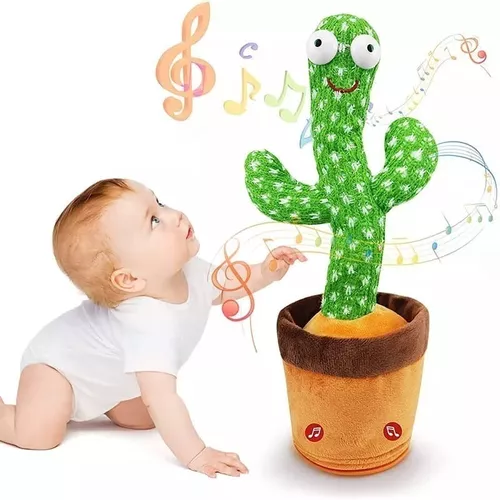 Cactus Bailarin Imita Voz, Musical, Bailarin Juguete Felpa-4