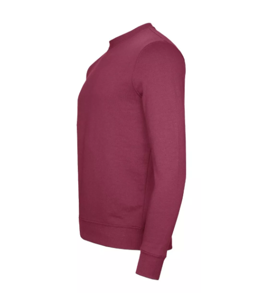 Poleron Polo Algodon Afranelado Unisex Burdeo Talla XL-1