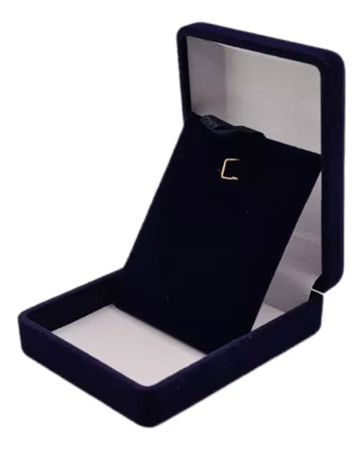 Caja Terciopelo Para Joyas Conjunto, Aros, Cadena-1