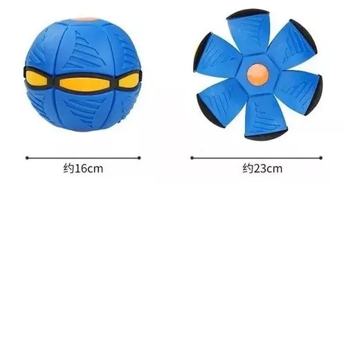 Pelota Plana Flat Ball Disco Plano Con Luz Led Juguete Niños-1