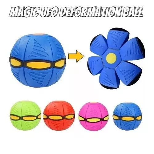 Pelota Plana Flat Ball Disco Plano Con Luz Led Juguete Niños-2
