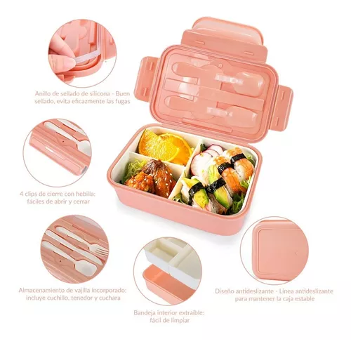 Bolso Lonchera Térmica Escolar Set 28pzs Para Niños Portátil-1