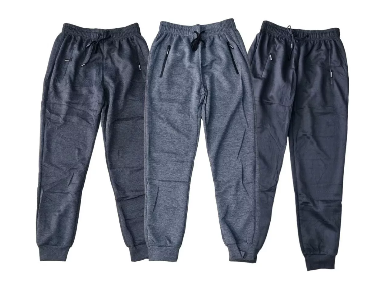 Pack 3 Pantalones Buzo Hombre Algodón. Jogger Fit Deportivo Talla XL-1