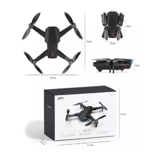 Drone F188 Cámara 6k Gps Alcance 1km + 2 Baterías-2