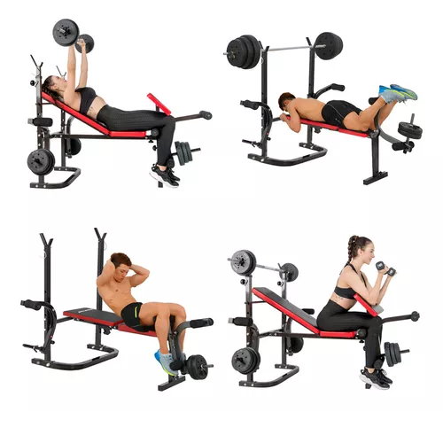 Press Banca Multifunción 300kg Color  - Negro-3