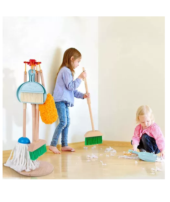 Kit Limpieza Para Niños Juego Limpieza Para Niñas Juguete Color Fix-2