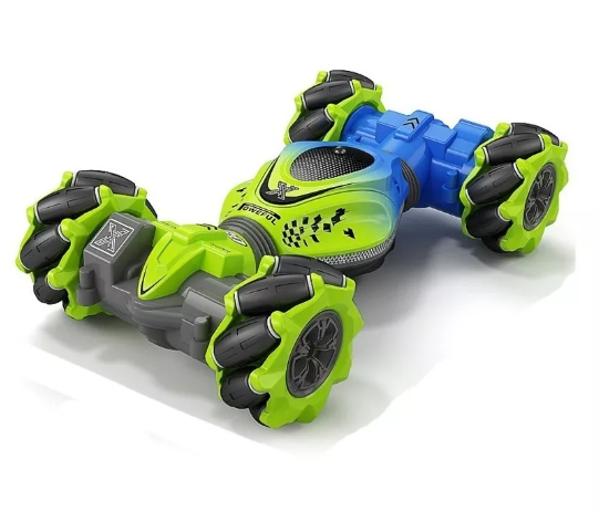 Auto Loco 4x4 Trucos Pro Con Control 2.4g Verde Spacezat-0