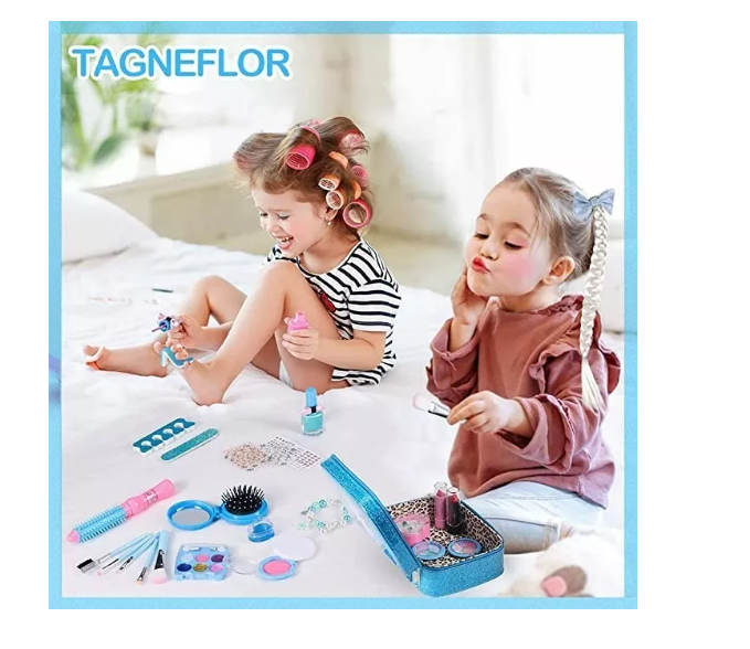 Kit De Maquillaje Para Niños Lavable Moda Conjunto 32 Pcs-2