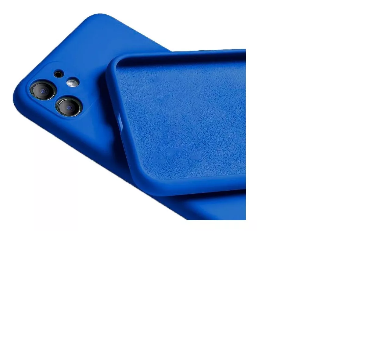 Carcasa Para iPhone ( 13) Silicona Slim Azul-2