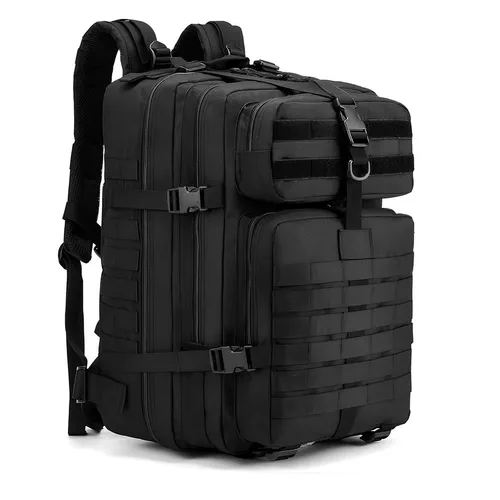 Mochila Tactica Militar Outdoor Pentagon 45l Impermeable Color Negro-0