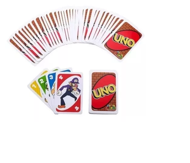 Juego de cartas Uno Super Mario-1