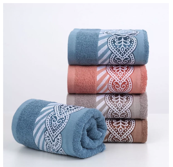 Set X12 Toallas Baño Algodón 100% Son ( 6baño + 6mano )c-1