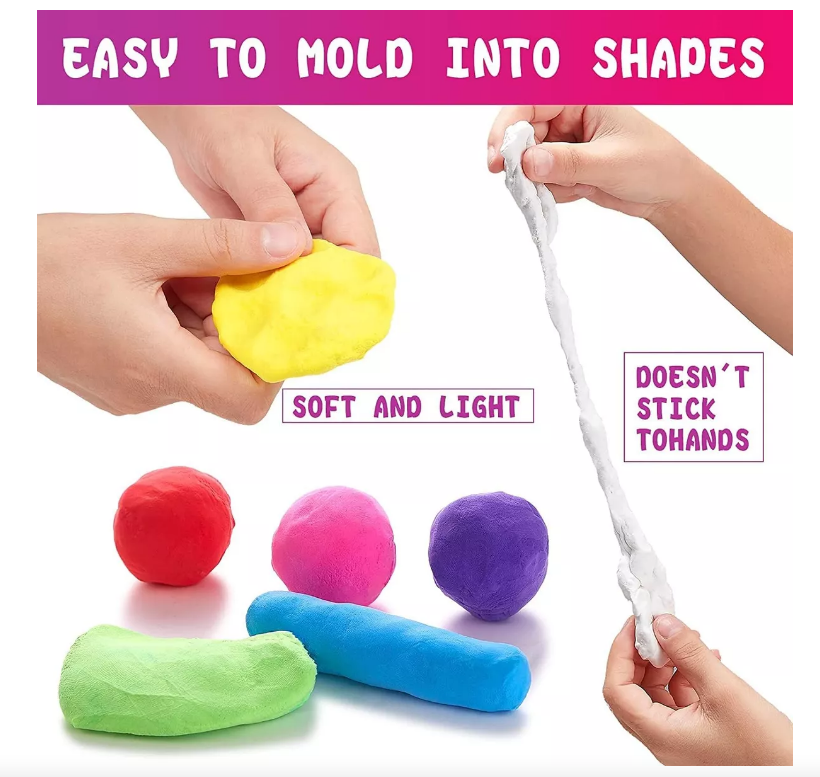 Foamy Moldeable Slime 36colores Plastilina Magica Satisfact-3