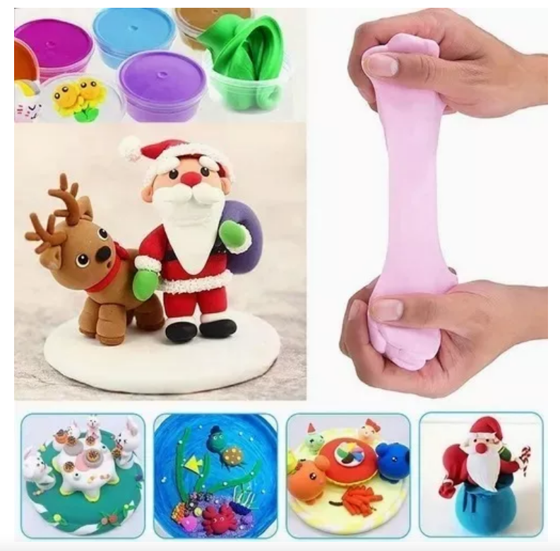 Foamy Moldeable Slime 36colores Plastilina Magica Satisfact-5