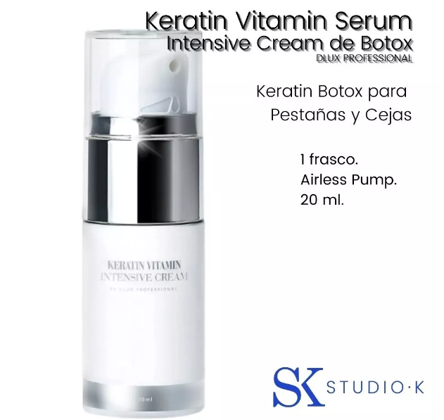 Keratin Botox Serum Para Pestañas Y Cejas Dlux Professional-1