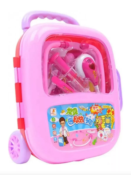 Maleta De Juguete Set Doctor Transportable Para Niñas/os-0