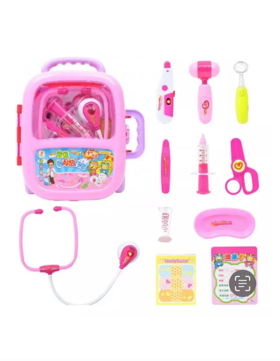 Maleta De Juguete Set Doctor Transportable Para Niñas/os-2