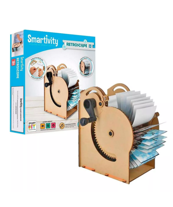 Maquina De Animacion Retroscopio Puzzle 3d Stem Smartivity-0