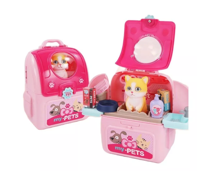 Juguete Set Mochila De Veterinario Gatito Para Niños-0