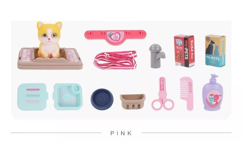 Juguete Set Mochila De Veterinario Gatito Para Niños-1