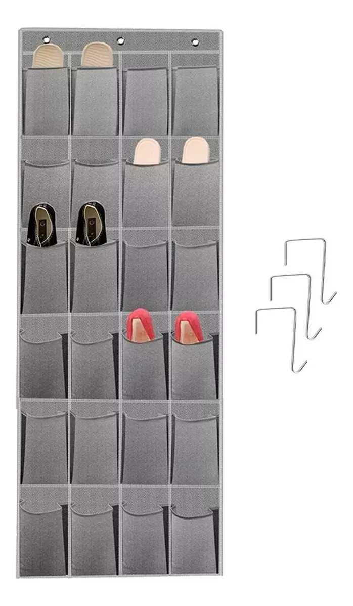 Organizador Zapatos Zapatero Colgante Puerta Closet 24 Pares Casatua-0