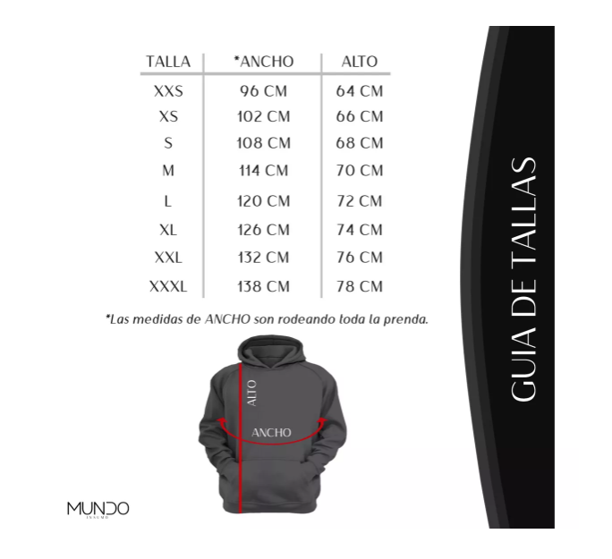 Poleron Canguro Con Capucha Unisex Azul Oscuro Talla XL-2