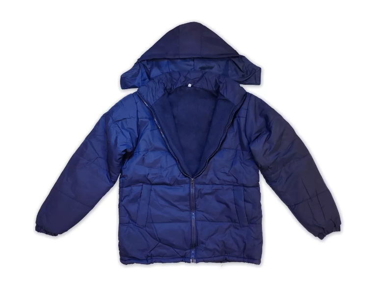 Chaqueta Parka Escolar Azul Unisex Talla M-0