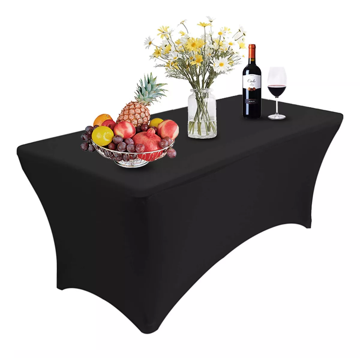 Funda De Mantel Tela Spandex Mesa 183x76x76 Evento Hogarútil-1