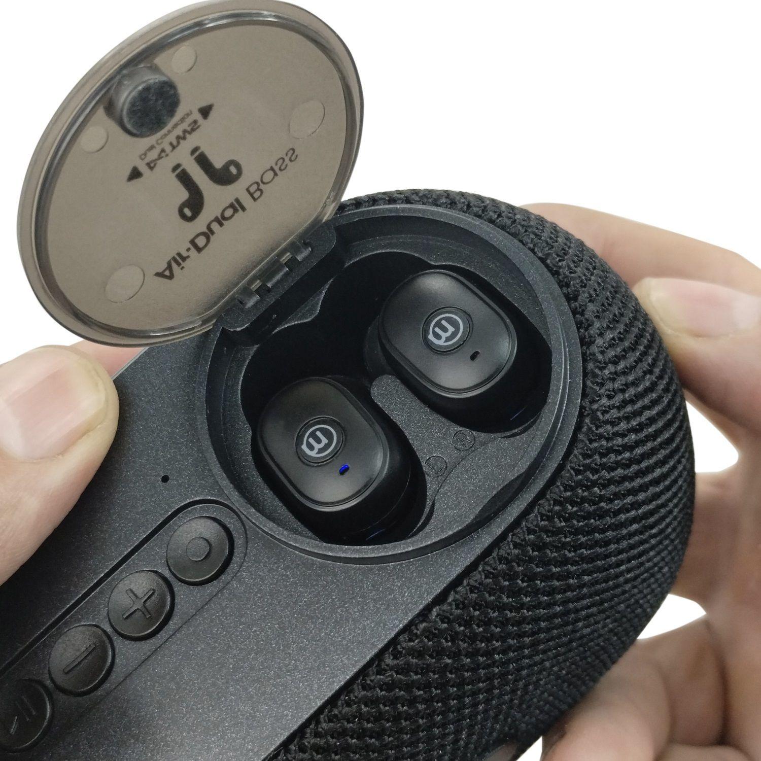 Parlante Port til MLAB con auriculares incluidos Dual Bass Bluetooth-8