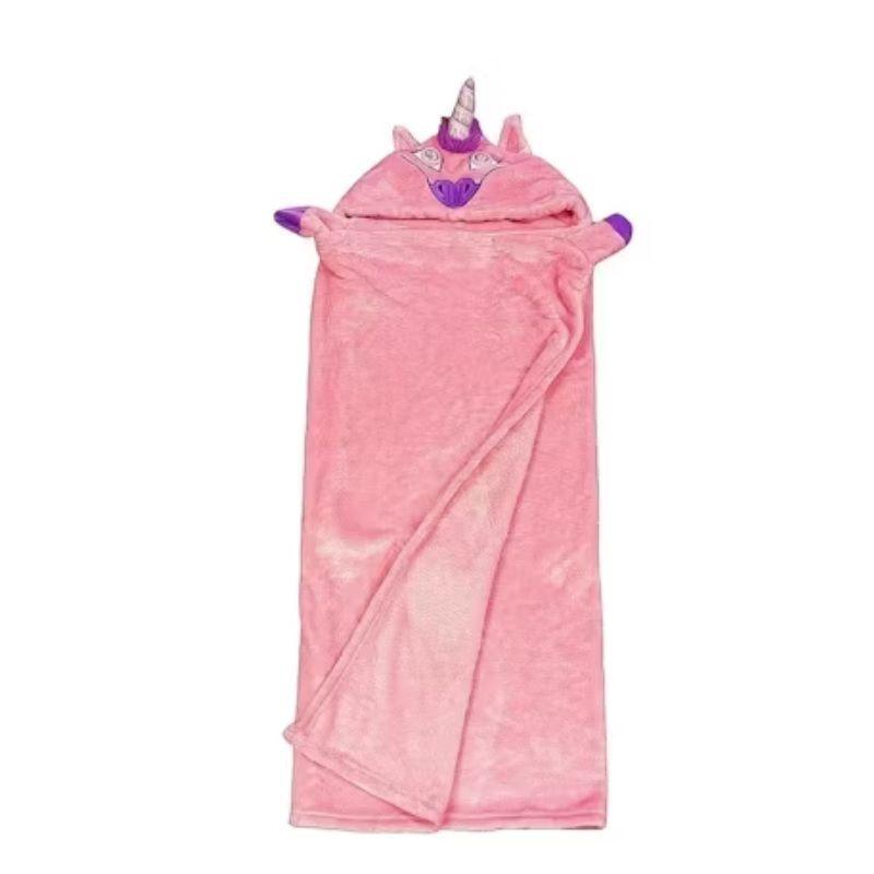 Manta Cobija Frazada De Polar Capucha Iluminada Para Niña-2