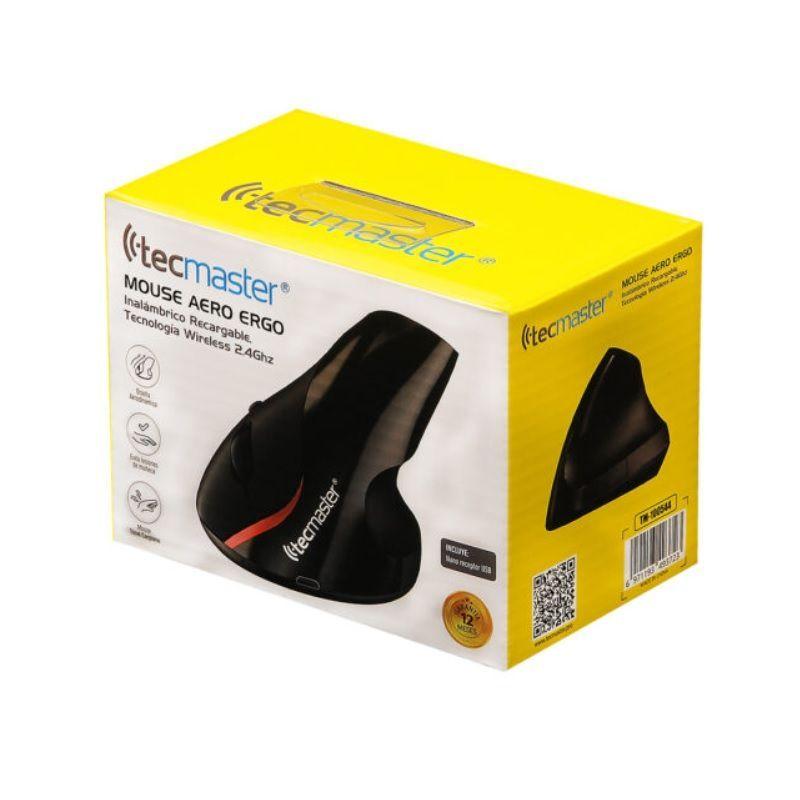 Mouse Vertical Ergonómico Inalámbrico Recargable Tecmaster-5