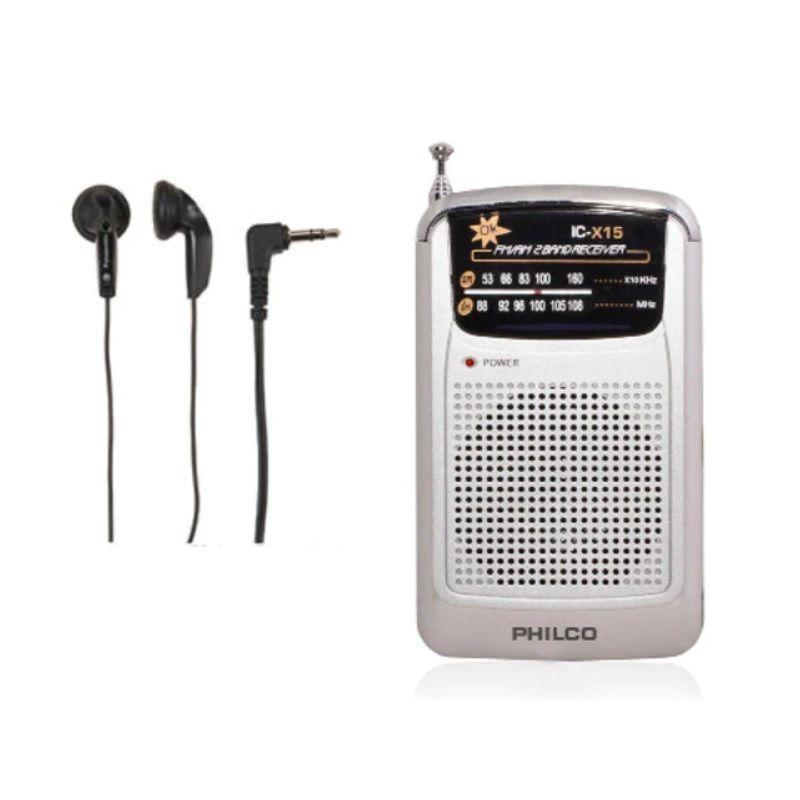 Radio a Pilas Philco ICX-15 Fm/Am Portable de Bolsillo-2