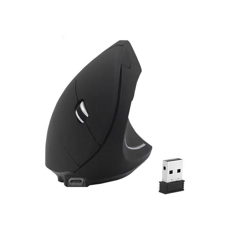 Mouse Vertical Inalámbrico Recargable Ergonomico-3