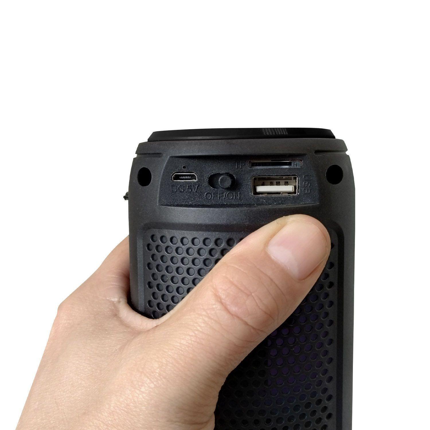 Parlante Portatil MLAB Flaming Tube light effects Bluetooth-5