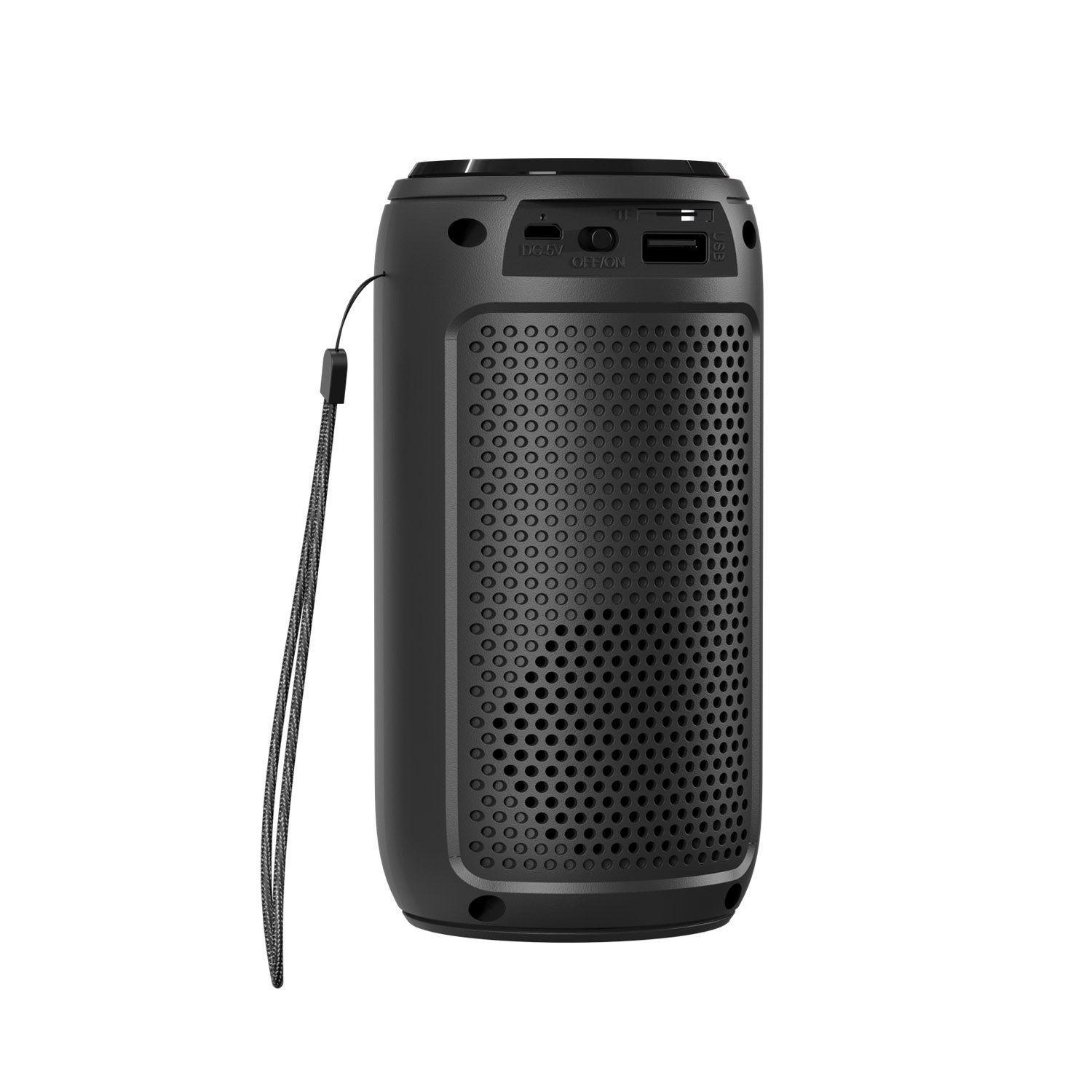 Parlante Portatil MLAB Flaming Tube light effects Bluetooth-6