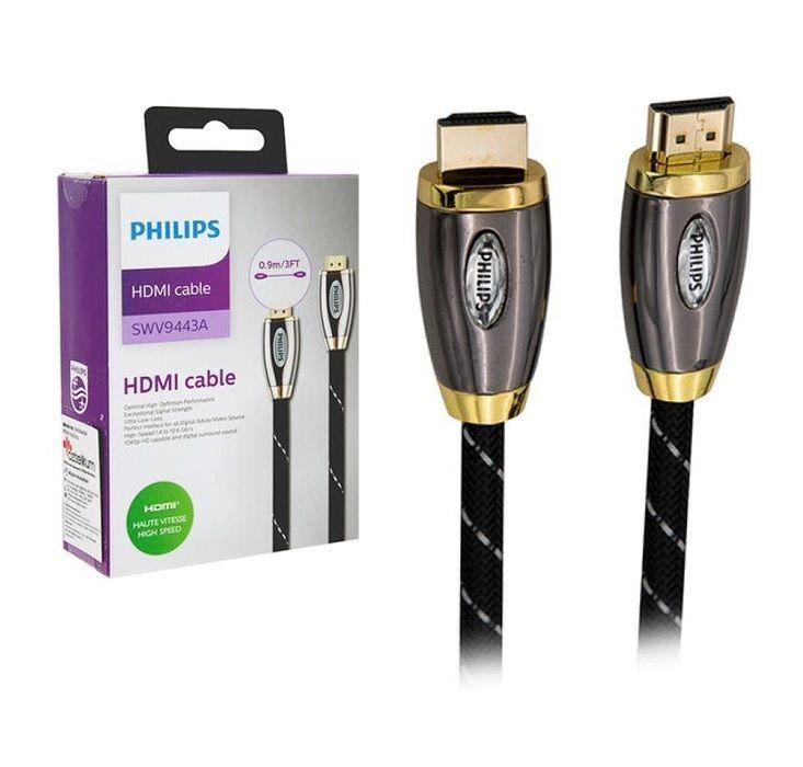 Cable Hdmi Philips 4k 3d 0,9 Mts Trenzado-2