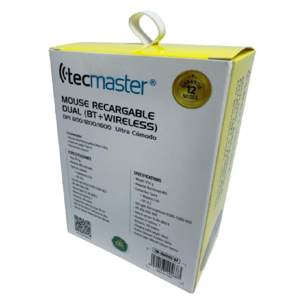 Mouse Inal mbrico BT Wireless Recargable Ergonomico-6