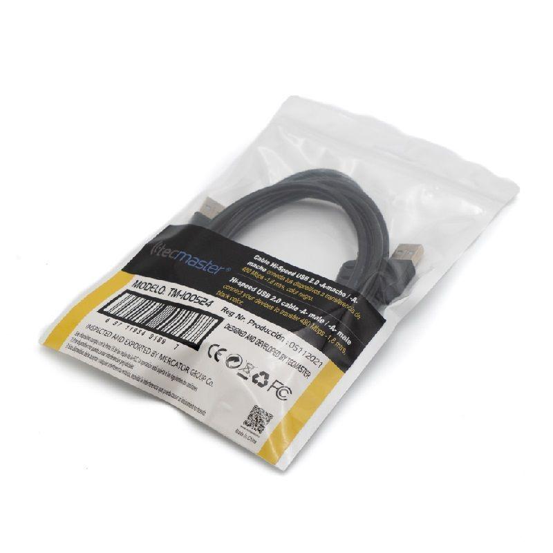 Cable USB a USB 2.0 – a Macho /  a Macho 1.8 Mts-2