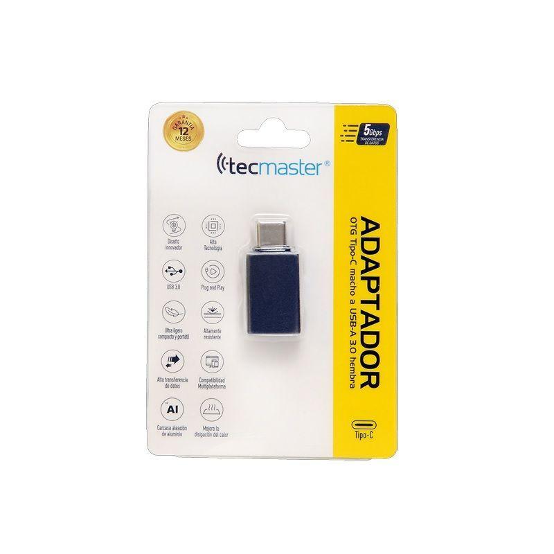 Adaptador Usb Macho 3.0 A Usb Tipo C Hembra 3.0 Rápida Transmisión-2