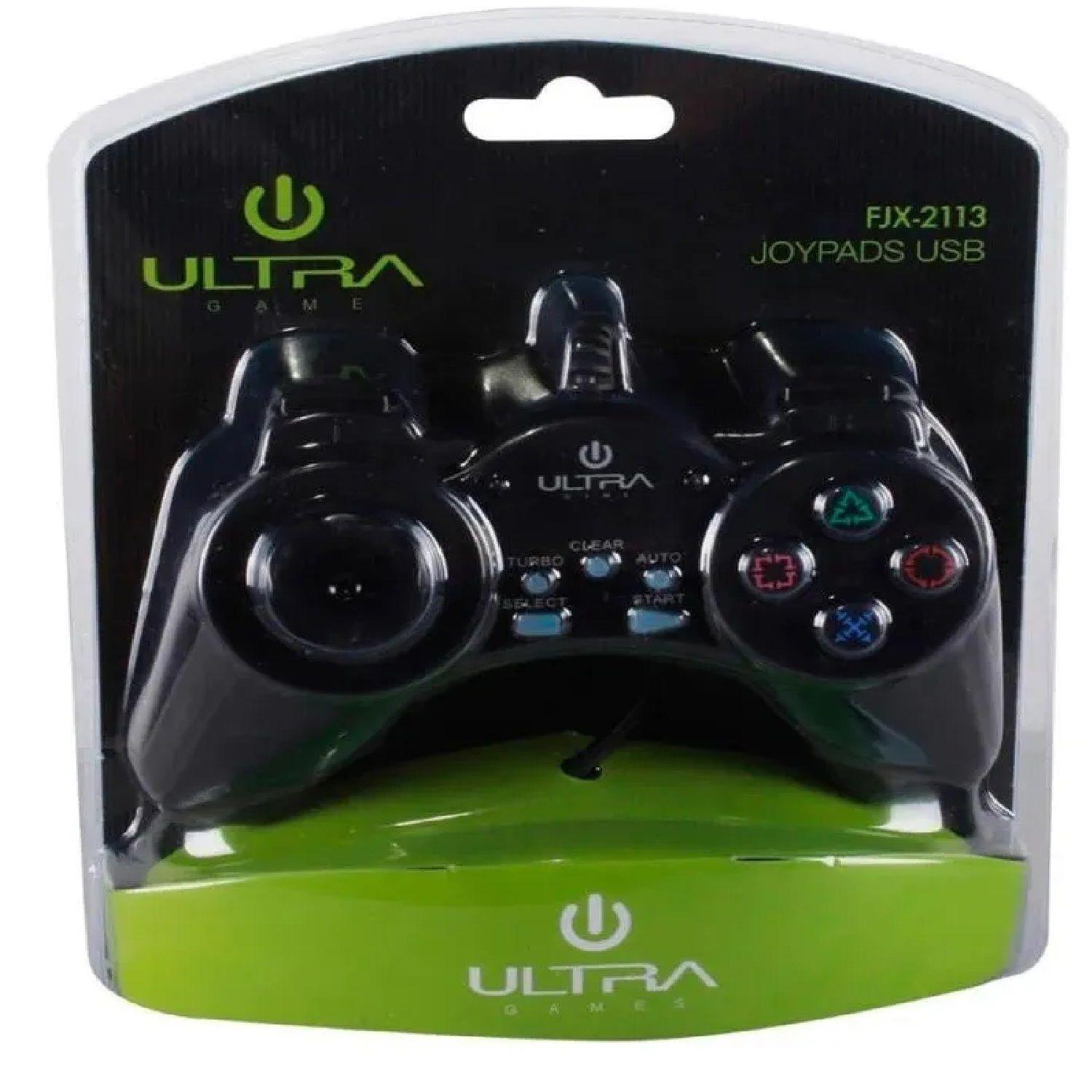 Control Gamepad Joystick Mando Para Pc Al mbrico Con Turbo Negro-2