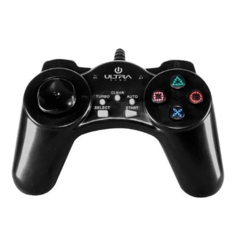 Control Gamepad Joystick Mando Para Pc Al mbrico Con Turbo Negro-4
