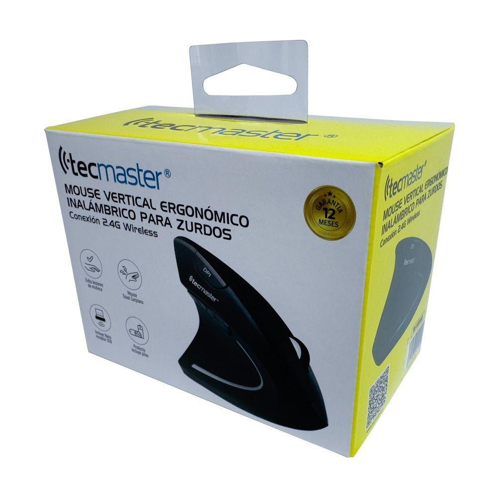 Mouse Vertical Ergon mico Inal mbrico Para Zurdos-4