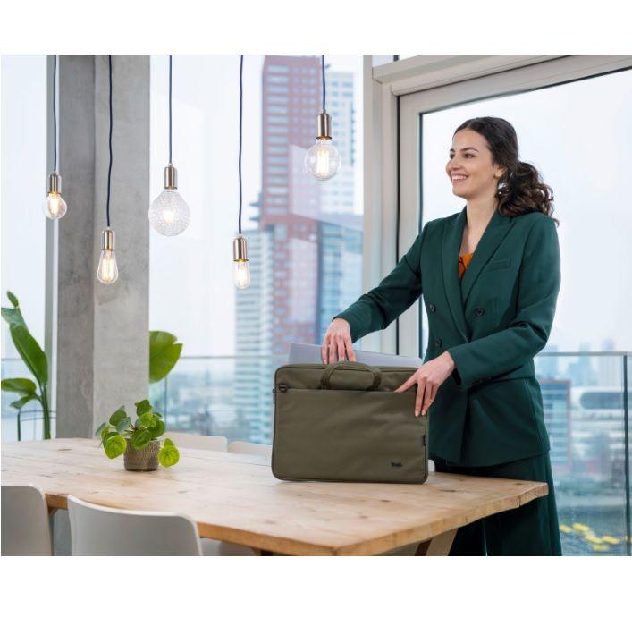 Bolso Maletin Notebook Hasta 16 Pulgadas Trust Eco Green-2