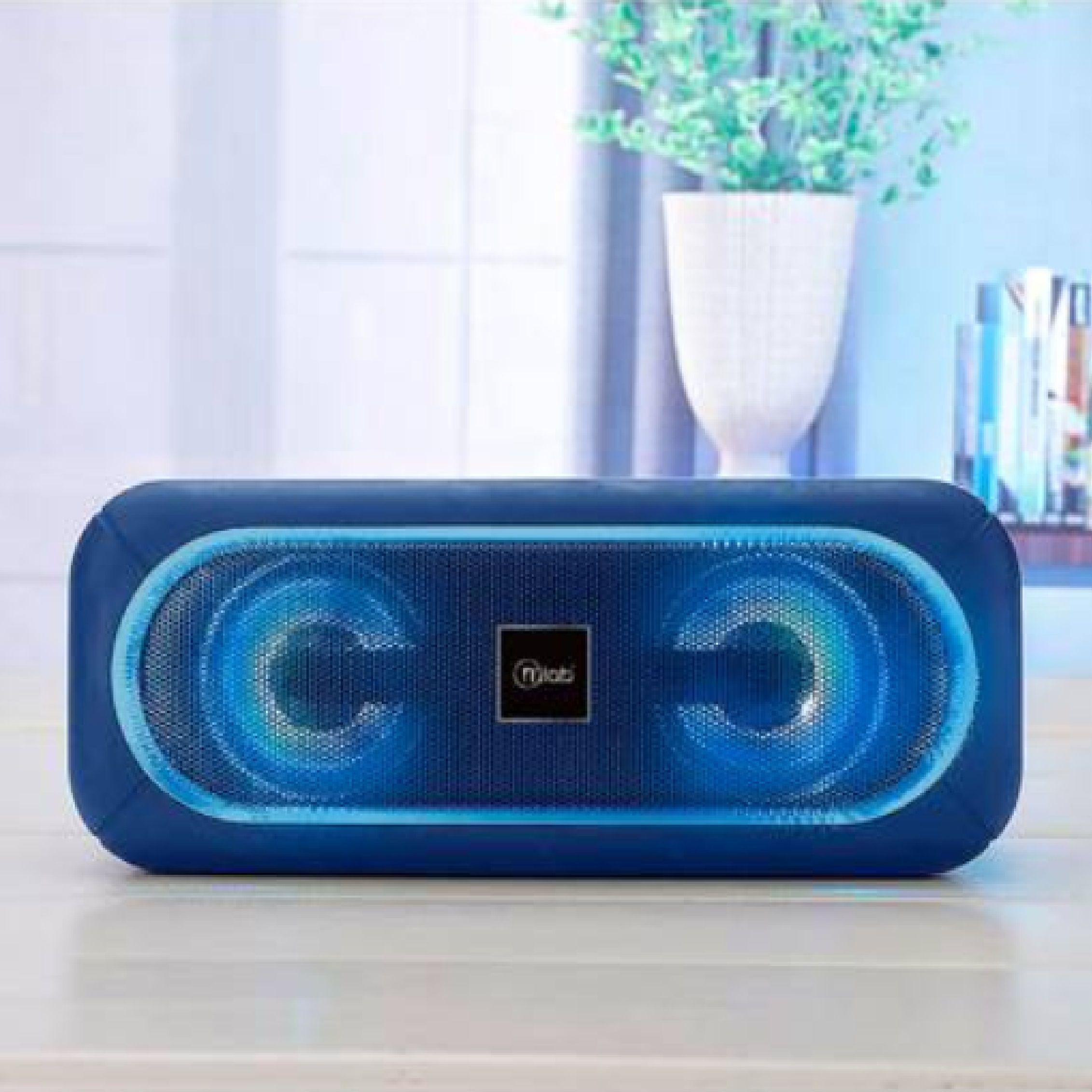 Parlante Port til Inal mbrico Bluetooth Extrem Bass TWS Blue-2