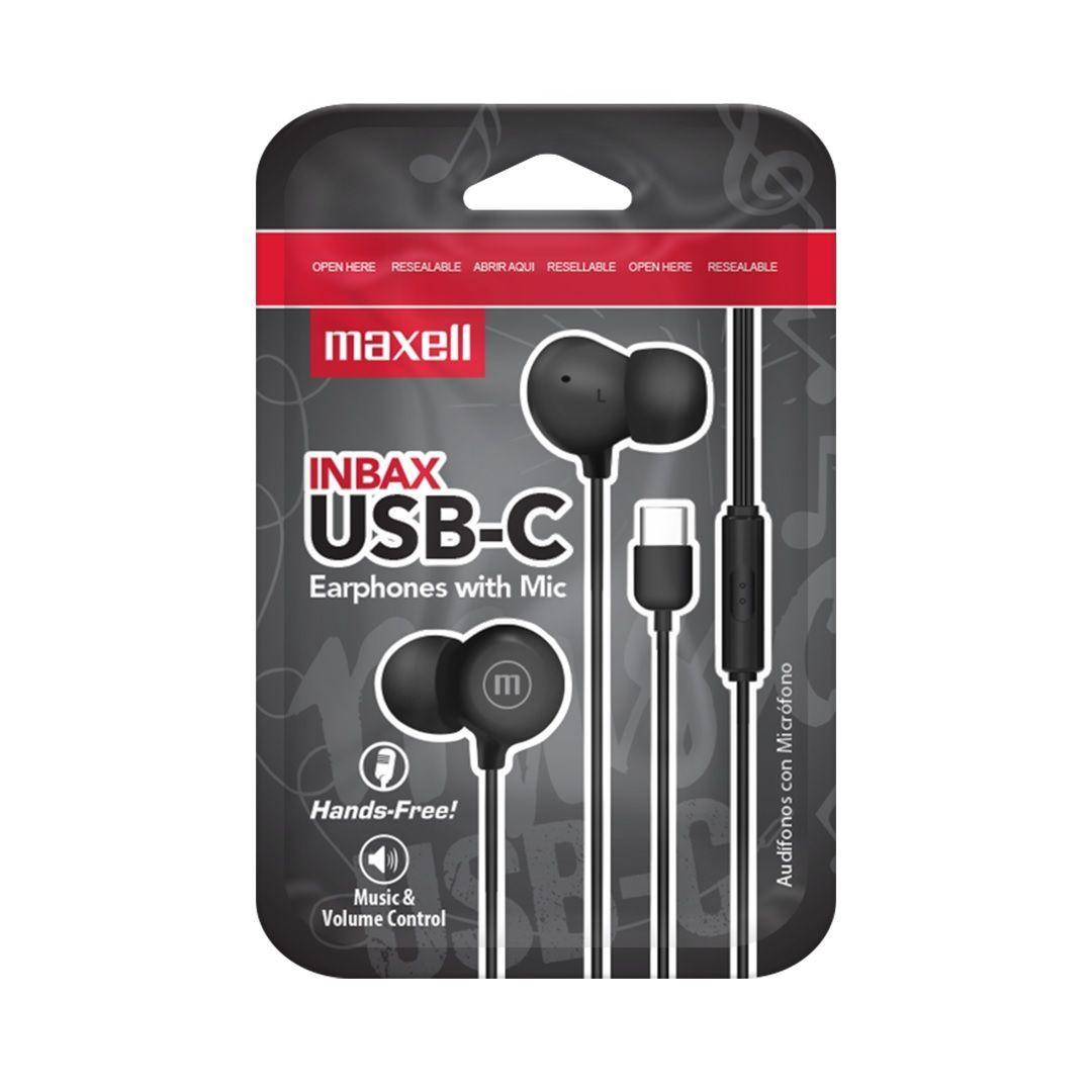 Audifonos con Microfono y Conexion USB C Maxell-2