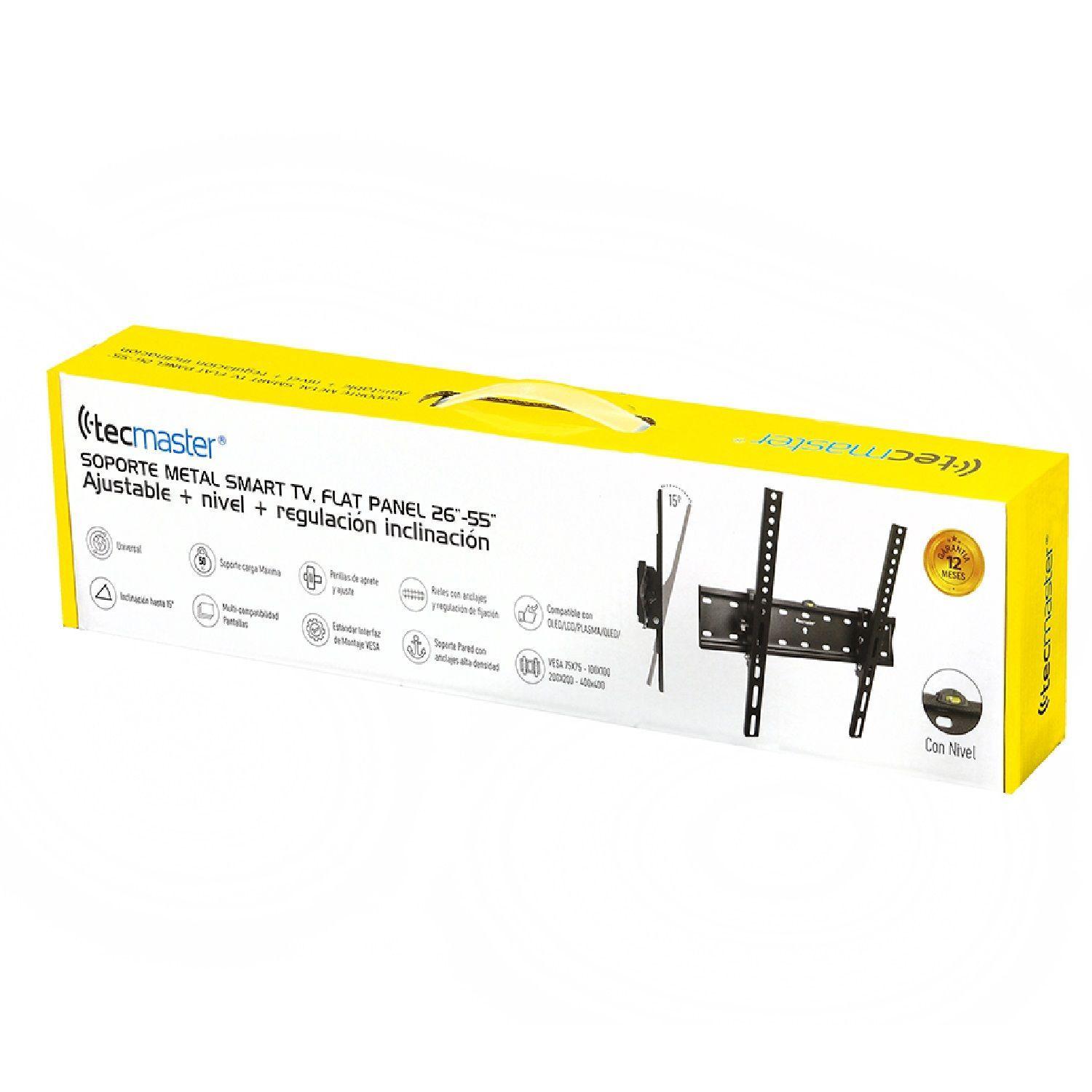 Soporte Para Smart Tv Pared Inclinable Hasta 50kg 26 55 Pulgada-5