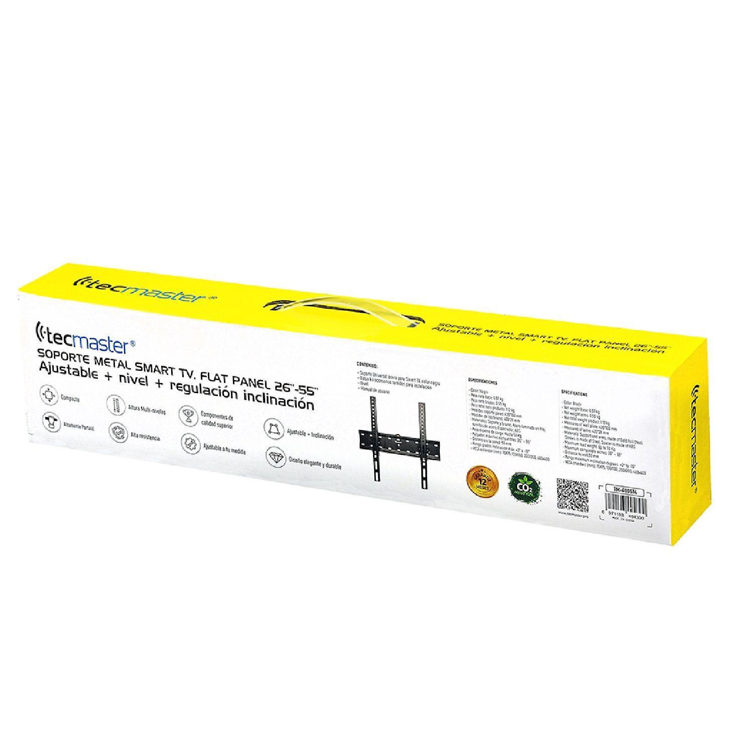 Soporte Para Smart Tv Pared Inclinable Hasta 50kg 26 55 Pulgada-6